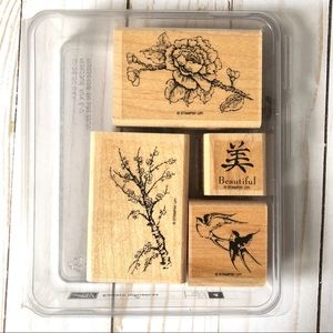 Stampin Up Eastern Influences 4 pc. Stamp Set